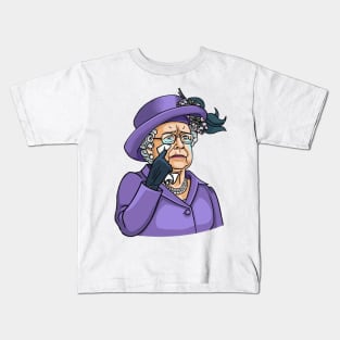 Queen Elizabeth, Royal family Kids T-Shirt